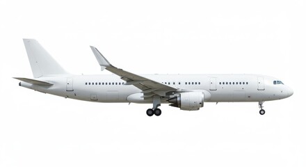 Commercial airliner white aircraft jet