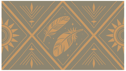 seamless pattern with geometric shapes