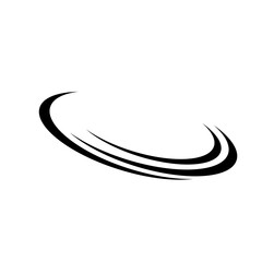 Abstract orbit line. Magic swirl design. The vortex trail effect.