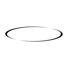 Abstract orbit line. Magic swirl design. The vortex trail effect.