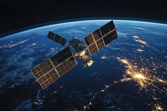 satellite orbiting earth