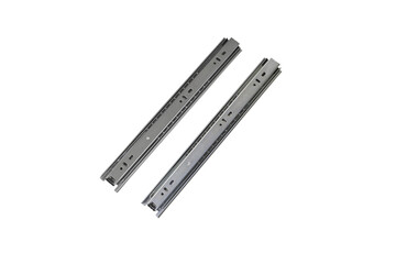 drawers slide rails isolated, metal ball bearing slides for furniture isolated