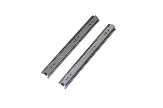 drawers slide rails isolated, metal ball bearing slides for furniture isolated