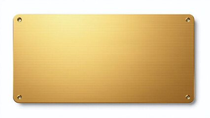 modern gold plate brushed texture ideal branding design luxury decoration needs isolated clean white