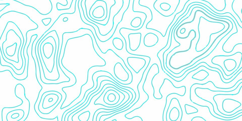 Fototapeta premium Abstract topographic contours map background. Topography white wave lines vector background. Topographic map Patterns, Topographic map and place for texture. Wavy curve lines banner design. 