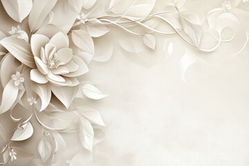 Delicate floral design