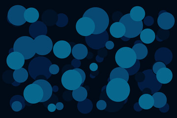 Blue abstract circles create a playful geometric background, designed in flat modern style, ideal for poster design, digital ads, website decoration, and stylish presentation templates.