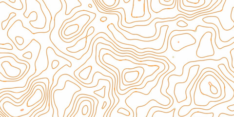 Fototapeta premium The stylized colorful wavy abstract topographic map contour, lines Pattern background. 