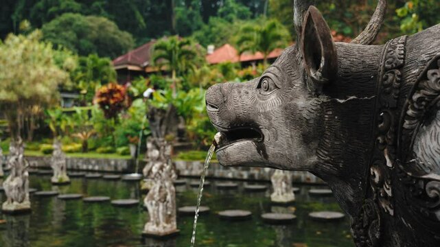Water Palace of Tirta Gangga in East Bali, Indonesia 

