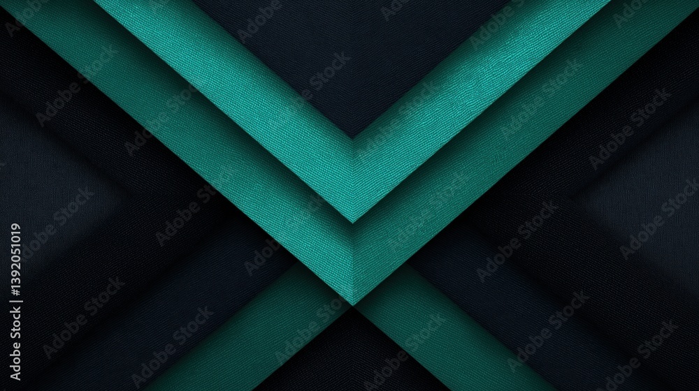 Aufkleber intricate layered textures in shades of teal and black overlapping in geometric patterns and designs