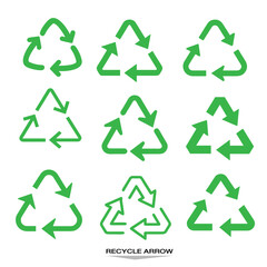 Fototapeta premium recycle symbol icon