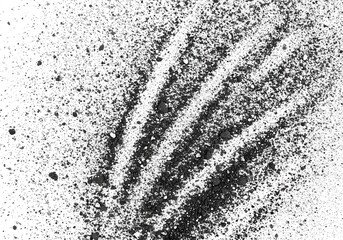 Dark soil scattered dirt organic