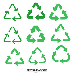 Obraz premium recycle symbol icon