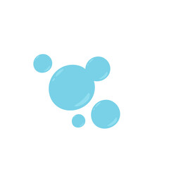 Air bubbles or oxygen bubbles. Vector illustration.