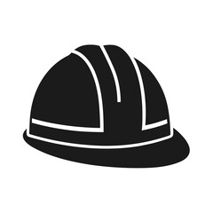 Fototapeta premium Hard Hat icon silhouette vector illustration