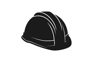 Hard Hat silhouette vector illustration
