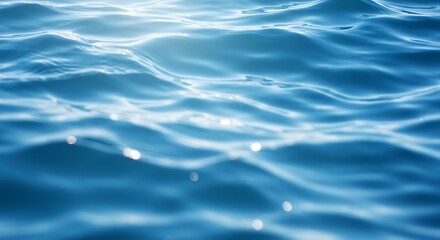 Naklejka premium Ocean's Embrace: Sunlight on Water AI Generated