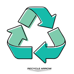 Fototapeta premium recycle symbol icon