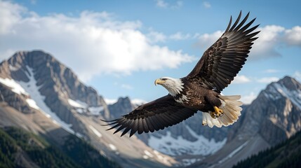 eagle in flight