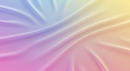 Obraz premium Pastel Dream: Swirling Silk Textures AI Generated