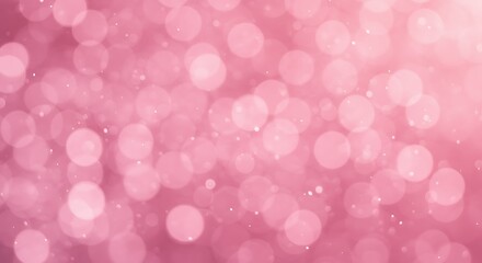 Obraz premium Pink Light Drifts: Abstract Bokeh AI Generated