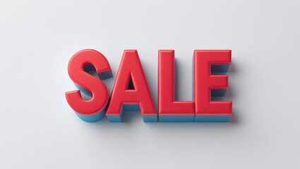 Sale sighn in red colors