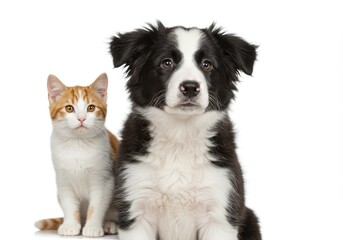 Obraz premium Border collie puppy orange white