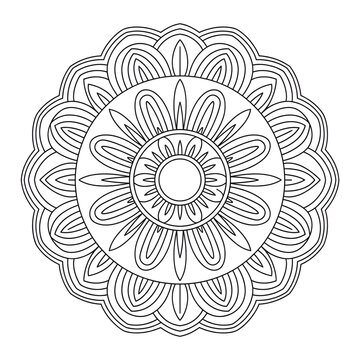 recommend clip art: round ornamental round lace pattern
