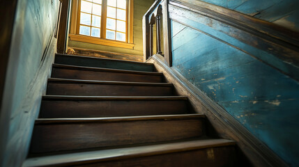 Antique Wooden Staircase (1)