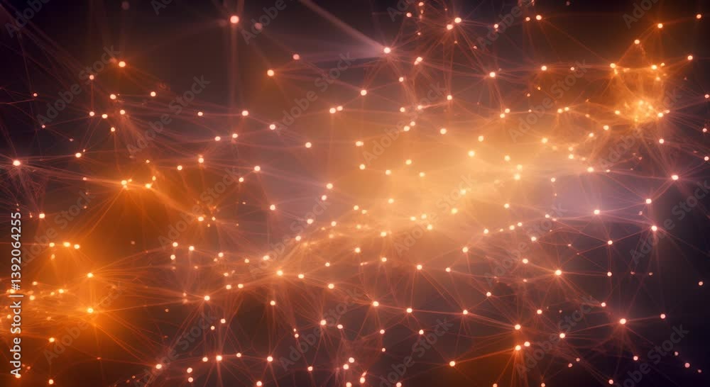 Poster the image depicts an abstract representation of a network 4k vertical