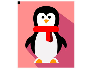 penguin vector icon isolated on white.penguin icon design template vector illustration. penguin vector, icon vector illustration, penguin silhouette of a penguin isolated on a white background, eps, p