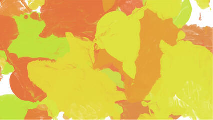 Yellow watercolor background with copyspace for your design. vector.