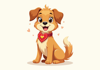 Obraz premium National Rescue Dog Day Vector Illustrations - Playful, Heartwarming Designs of Rescue Dogs, Adoption, and Shelters for Social Media, Campaigns, and Awareness Projects