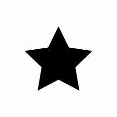 Fototapeta premium Star favorite rating icon vector sign