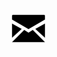 Mail envelope message icon vector sign