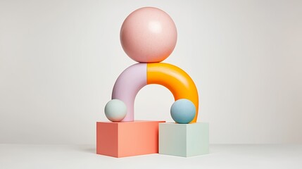 Smiling Young Man with Smartphone and Backpack Against Pink Background