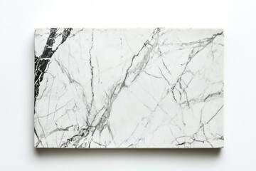 White marble slab with grey veining, elegant and luxurious texture.
