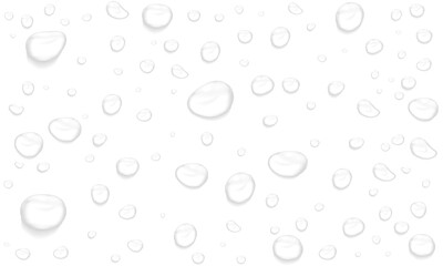 Realistic water drops. PNG drops, condensation on the window, transparent water drop. Abstract...