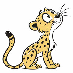 funny cartoon tiger