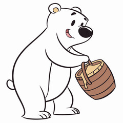 polar bear cartoon