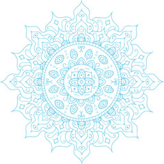 Beautiful Mandala Art and Vector Mandala Design Image.