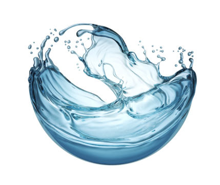 Water Splash in Circular Formation