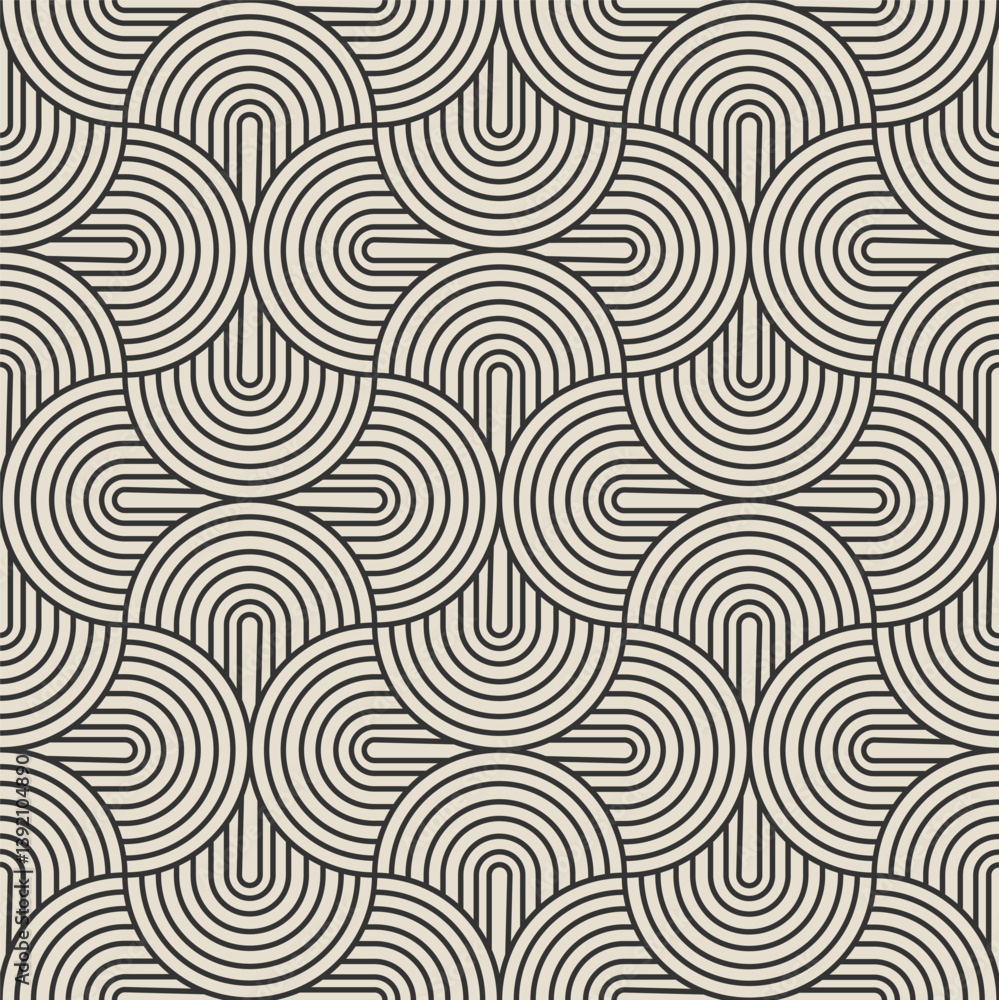 Wall mural vector seamless geometric pattern.linear pattern. wallpapers for your design. vector illustration.