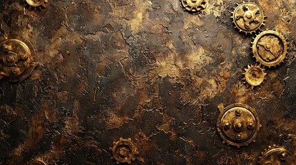 Steampunk background backdrop texture map pattern wallpaper