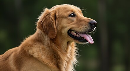 Golden Hour Glow A Canine Portrait AI Generated