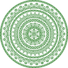 Beautiful flower art and mandala vector design
