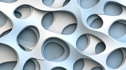 Abstract blue and white organic texture.