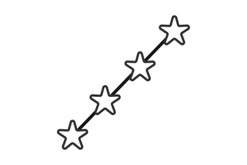 vector icons of graphs, charts, and data analysis.