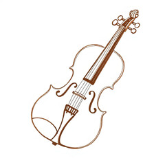 Obraz premium Classical Violin Design