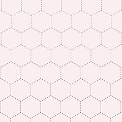 Honeycomb seamless background. Vector illustration for poster.
